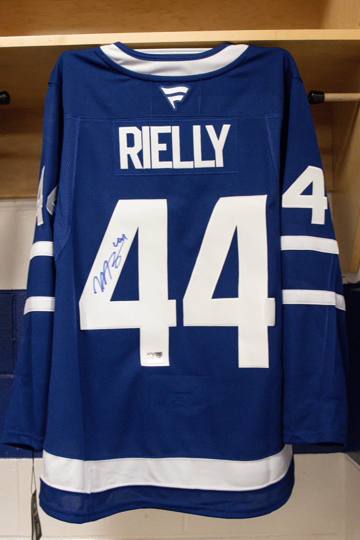 Morgan Rielly Signed Toronto Maple Leafs Fanatics Premium Jersey - AUCTION
