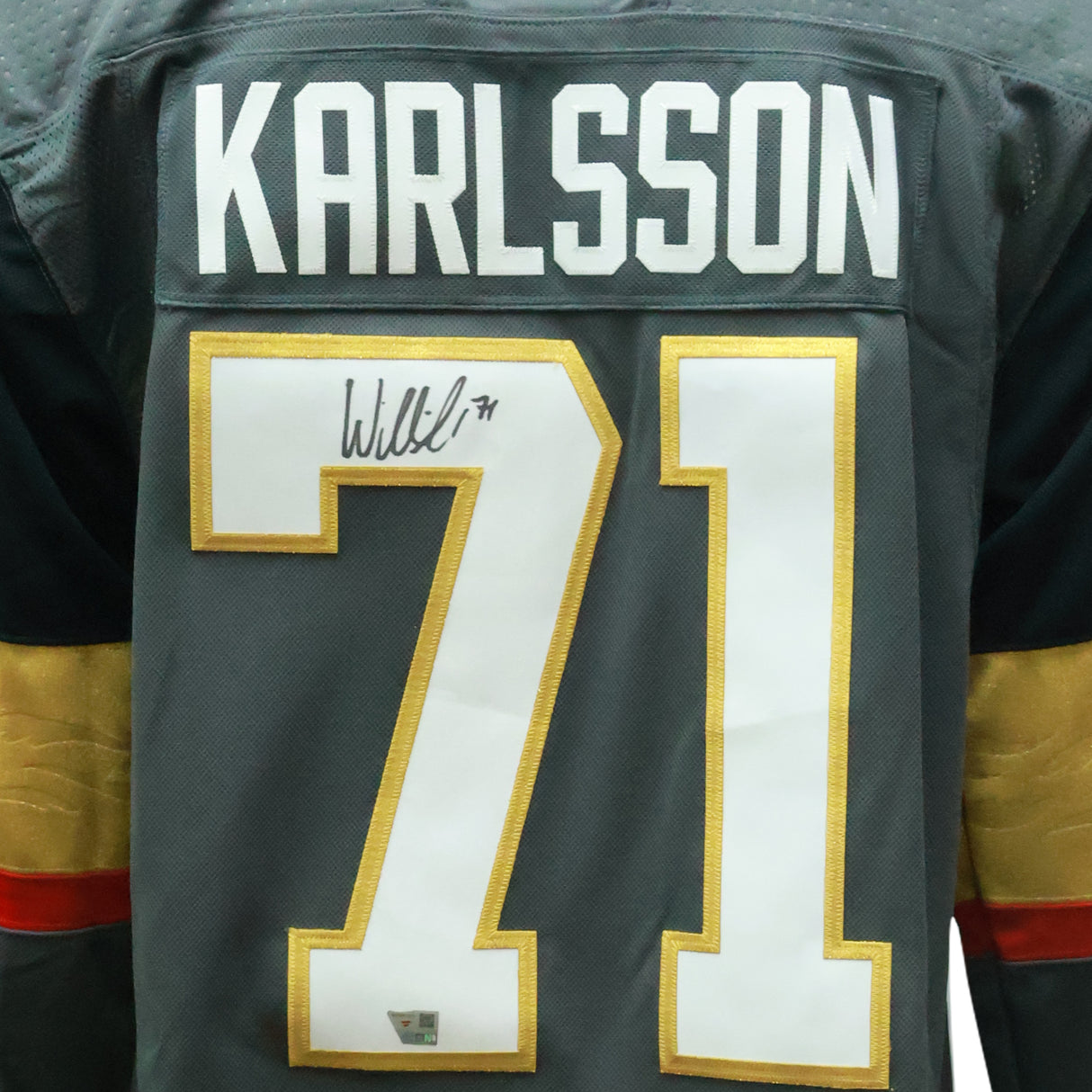 William Karlsson Signed Las Vegas Golden Knights Adidas Authentic Grey Jersey - AUCTION