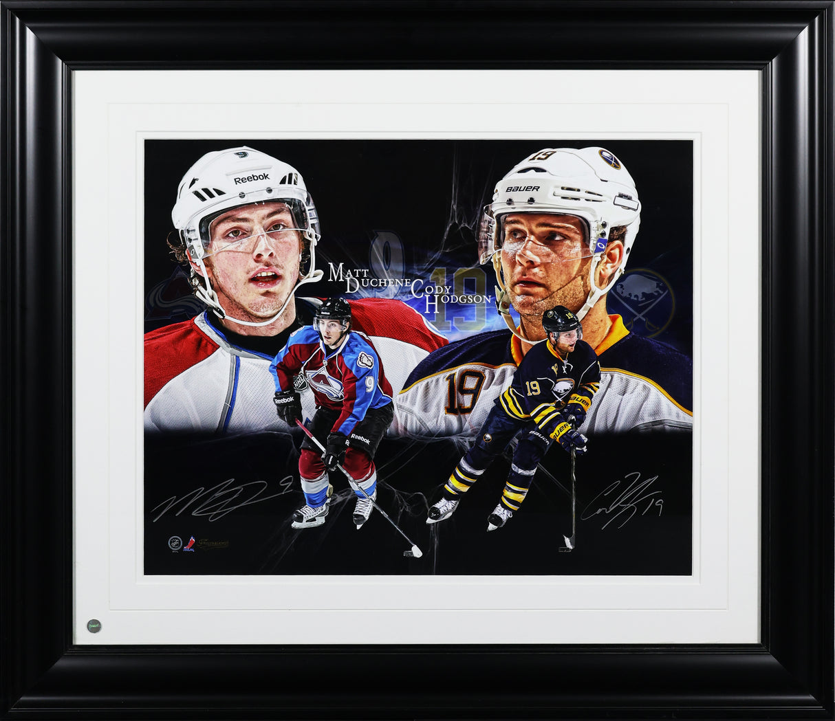 Matt Duchene & Cody Hodgson Signed Framed 20x16 Photo - AUCTION