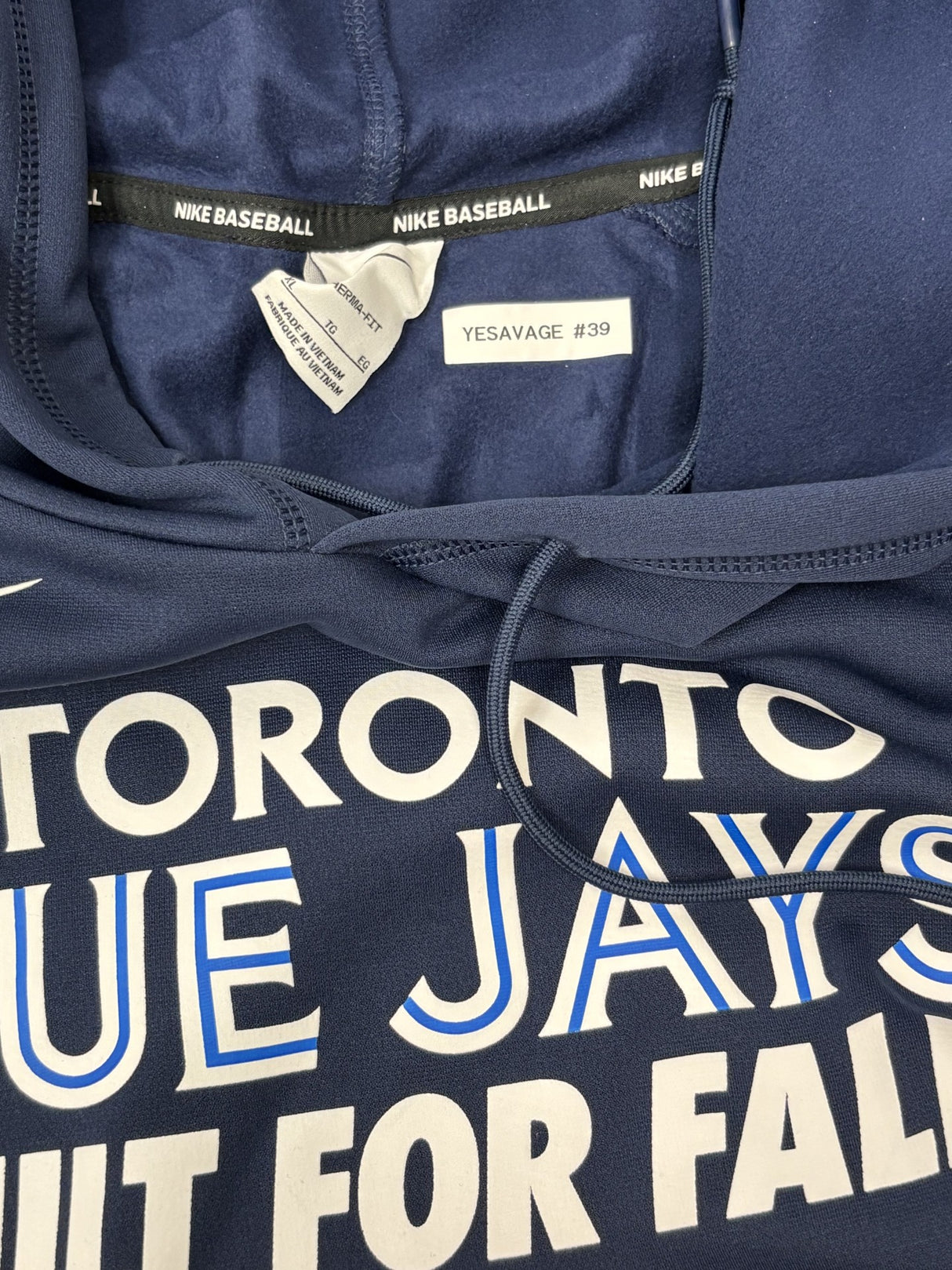 (3) Trey Yesavage Toronto Blue Jays 2025 Post Season Player-worn Nike Tops - AUCTION