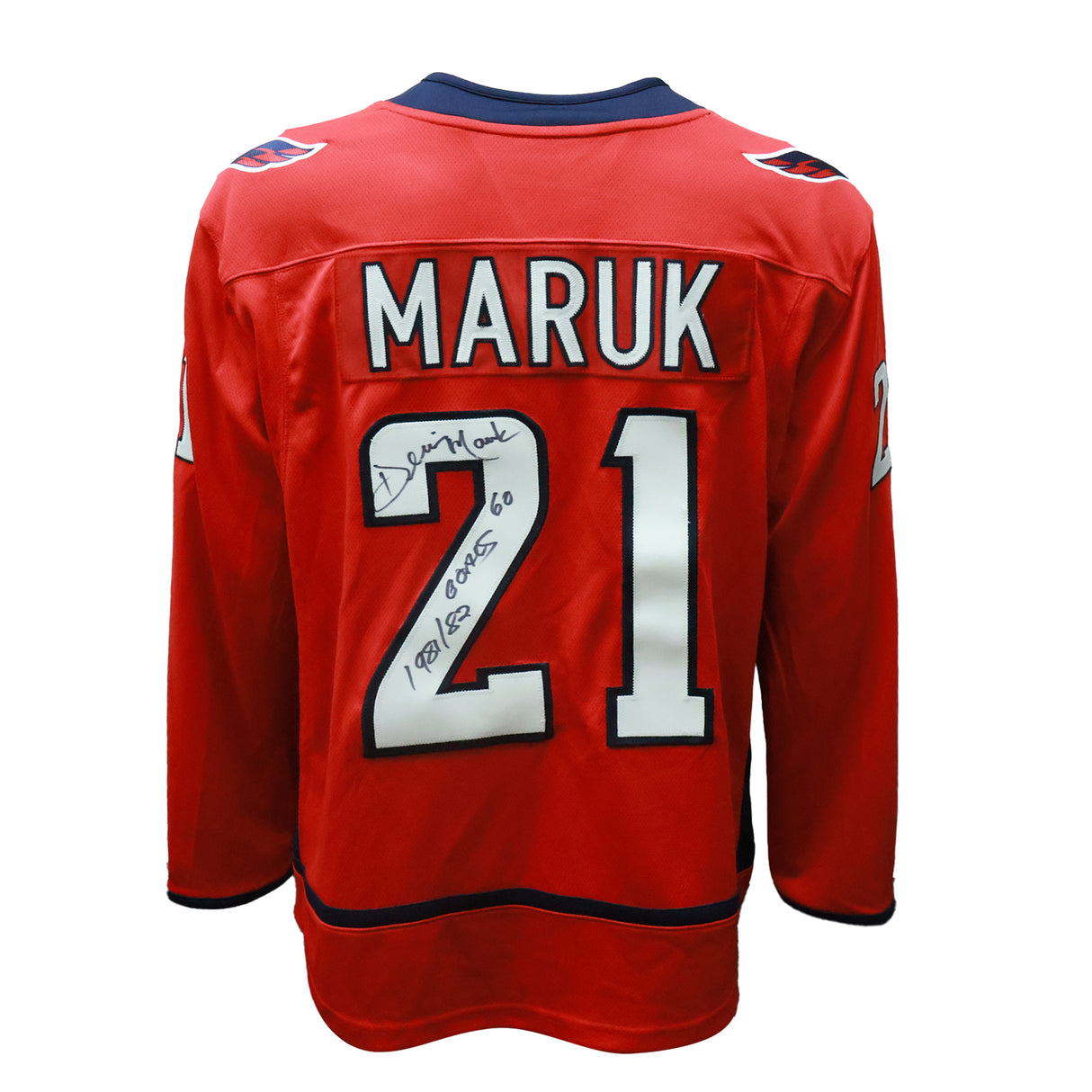 Dennis Maruk Signed Washington Capitals Fanatics Breakaway Jersey Inscribed "1981/82 60 Goals" - AUCTION