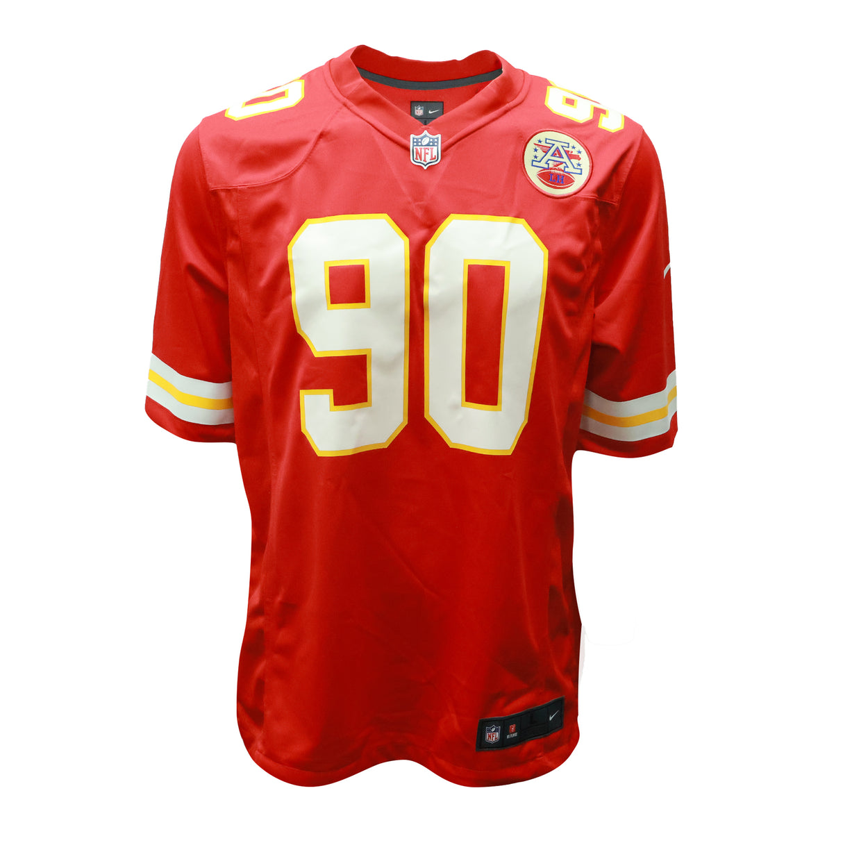 Neil Smith Signed Kansas City Chiefs Nike Replica Jersey Inscribed "K.C Chiefs, HOF 2006" - AUCTION