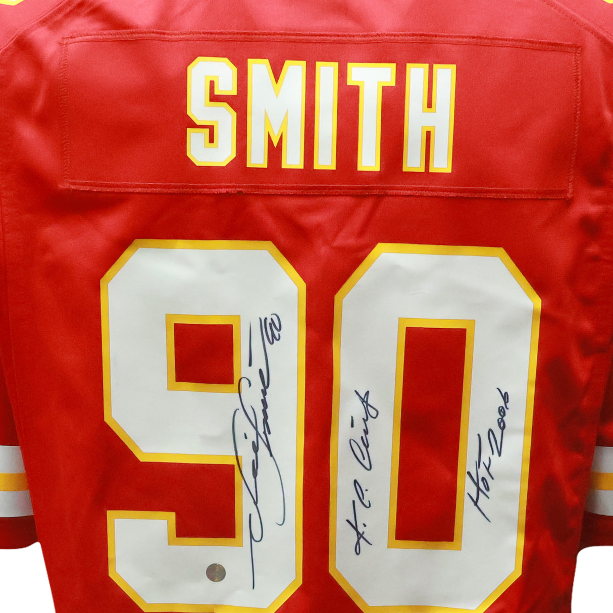 Neil Smith Signed Kansas City Chiefs Nike Replica Jersey Inscribed "K.C Chiefs, HOF 2006" - AUCTION