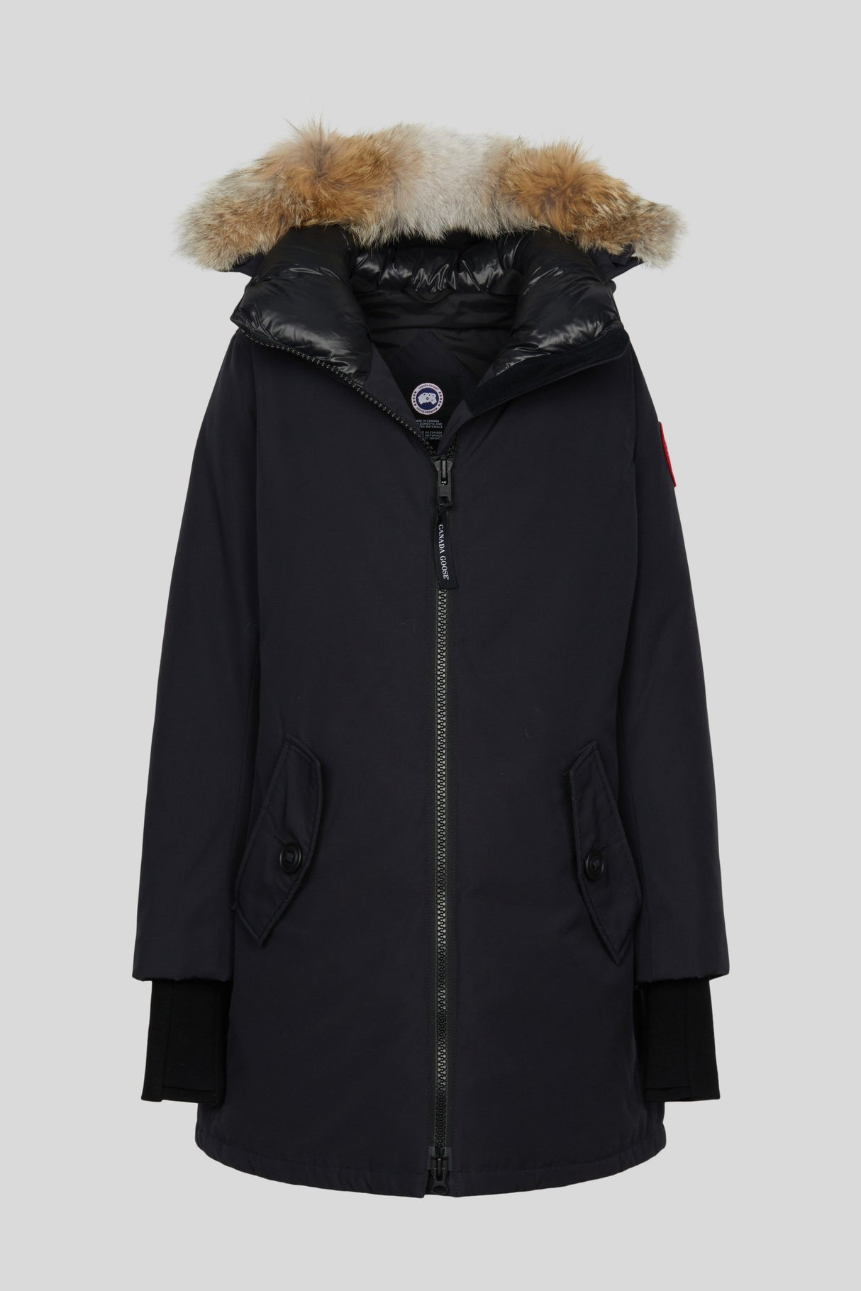 Canada Goose Women's Rosemont Black Parka (Model #3030L) - Womens Small - AUCTION
