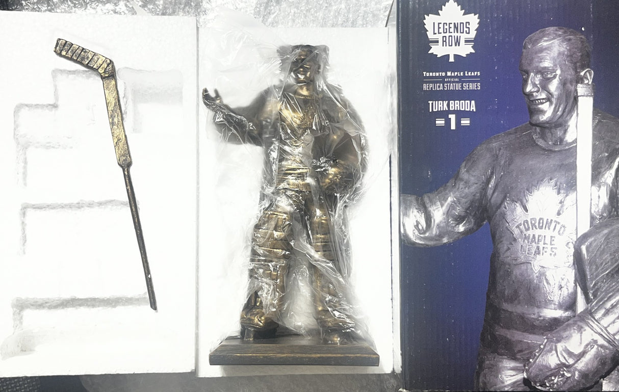 Tim Horton / Charlie Conacher / Turk Broda Toronto Maple Leafs Legends Row Official Replica Statue Series - AUCTION