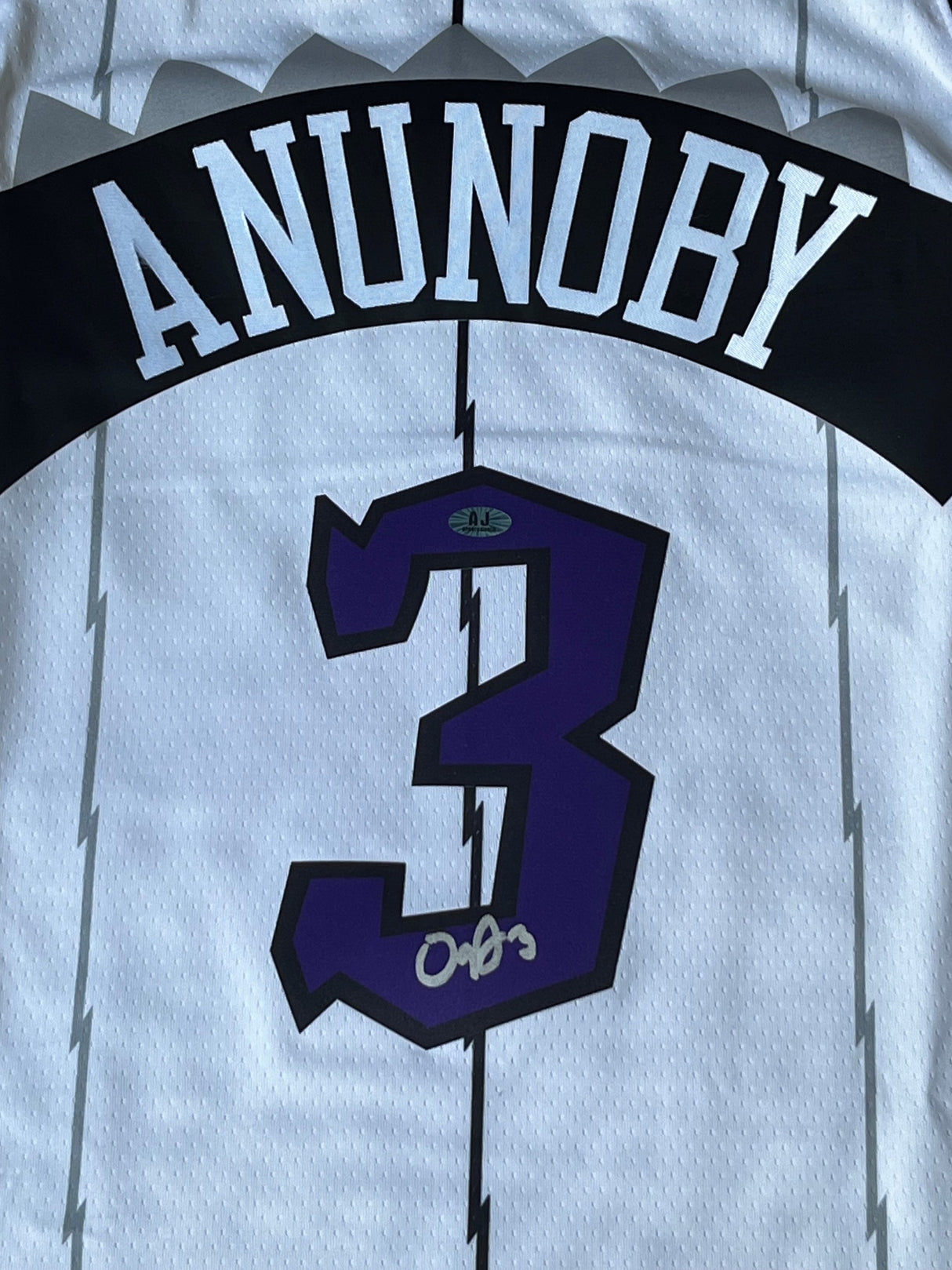 OG Anunoby Signed Toronto Raptors Vintage Nike Jersey - AUCTION