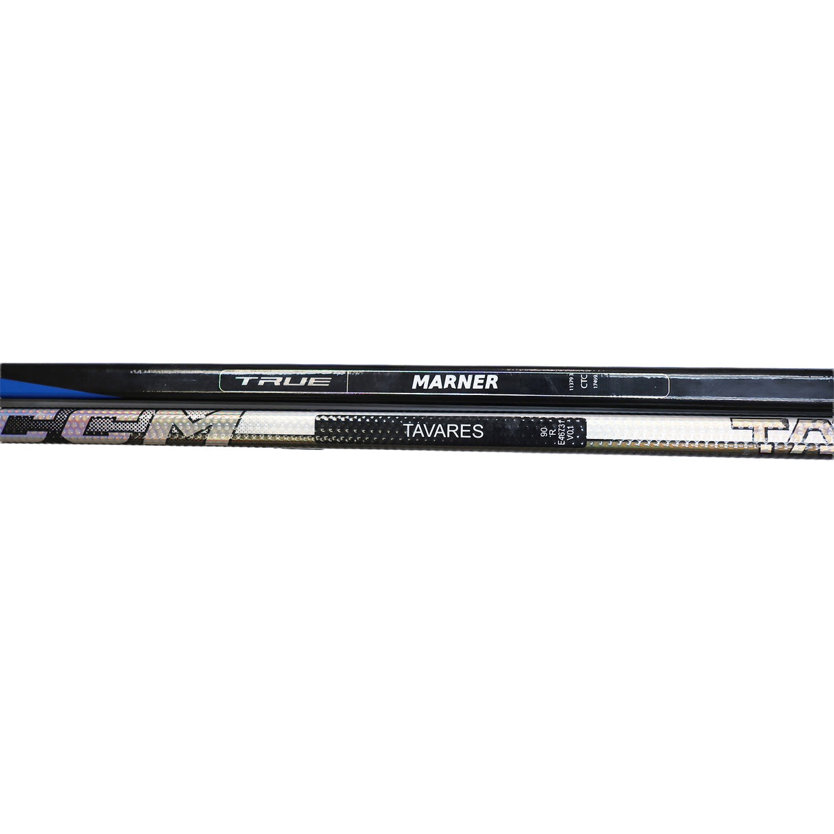 **BUNDLE** John Tavares and Mitch Marner Toronto Maple Leafs Game-Used 2024/2025 Sticks - AUCTION