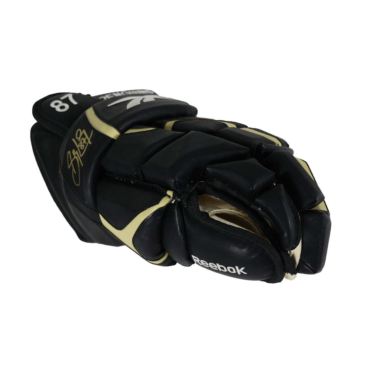 Sidney Crosby Signed Glove Pittsburgh Penguins Reebok On-Ice Pro Stock Pair (Left Hand Glove Signed) - AUCTION