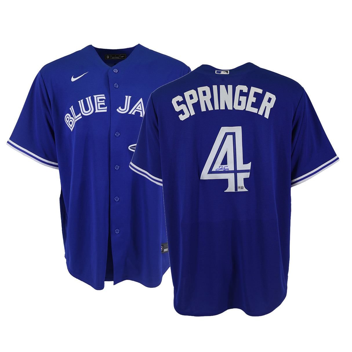 George Springer Signed Toronto Blue Jays Nike Replica Jersey - AUCTION
