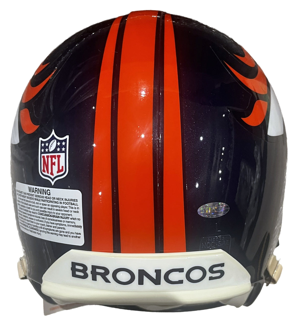 Peyton Manning Signed Denver Broncos Full Size Authentic Helmet - AUCTION
