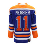 Mark Messier Signed Jersey Replica Blue Oilers Vintage Fanatics
