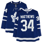 Auston Matthews Signed Jersey Toronto Maple Leafs Blue Fanatics Premium