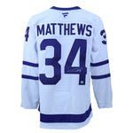 Auston Matthews Signed Jersey Toronto Maple Leafs White Fanatics Premium