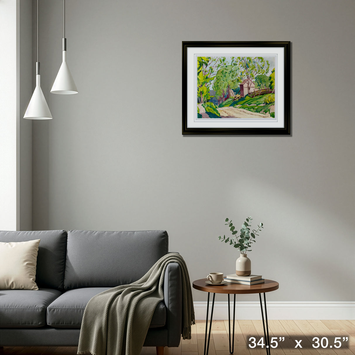 Spring Lasky Framed Print 20x24 by A.J. Casson – Detail – Frameworth