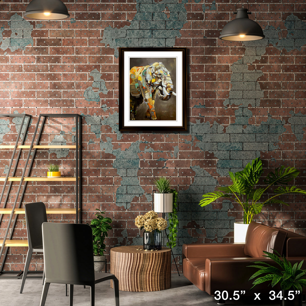 Asian Elephant Framed Print 20x26 by Britt Freda – Lifestyle – Frameworth