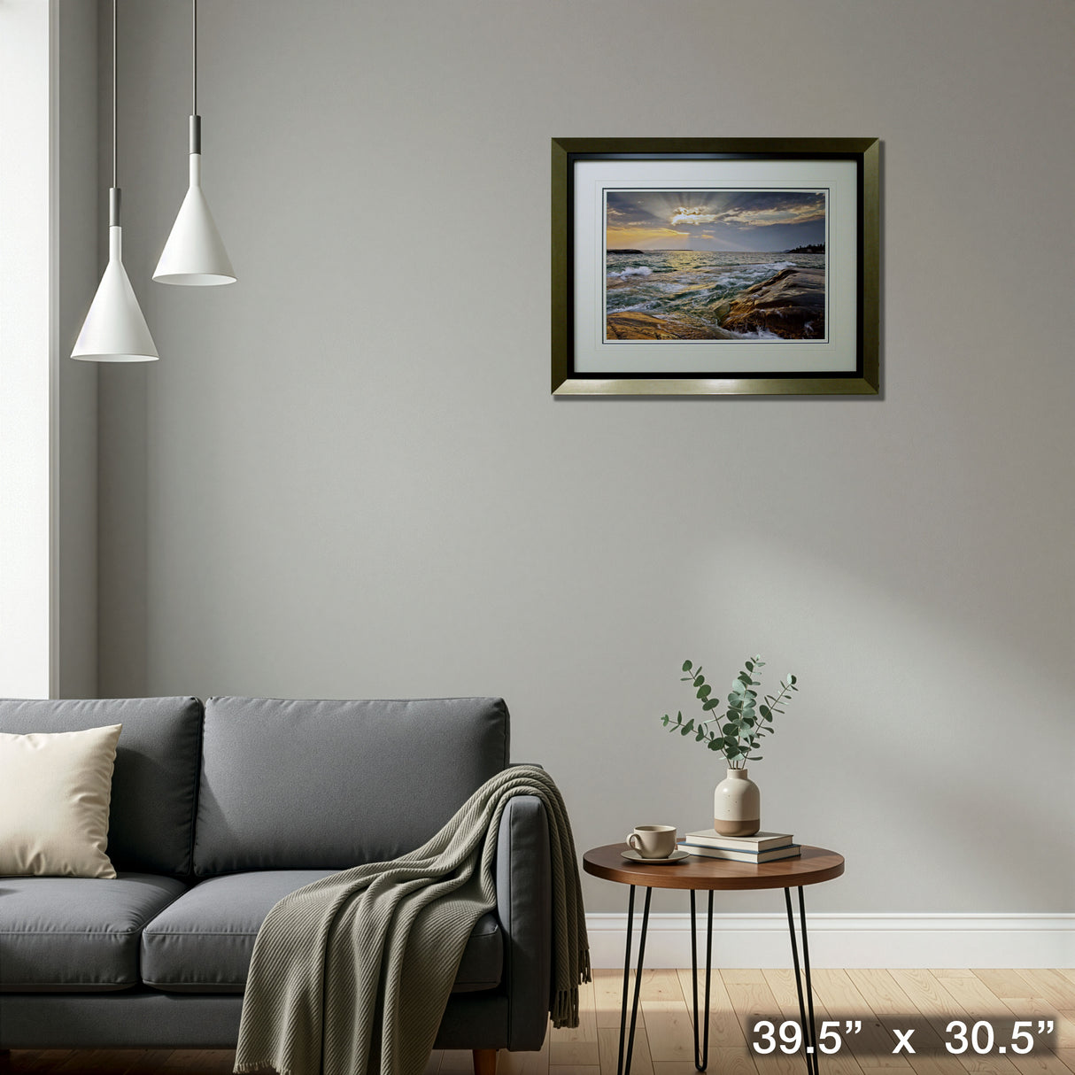 Calm Before The Storm Framed By Andrew Collett – Detail – Frameworth