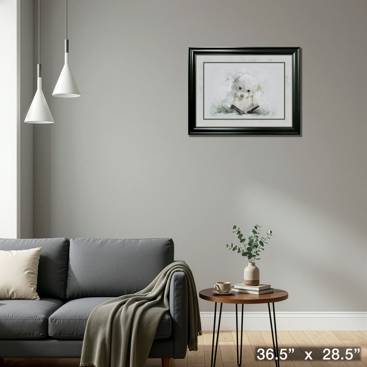 Teddy Bear Framed Print – Detail – Frameworth