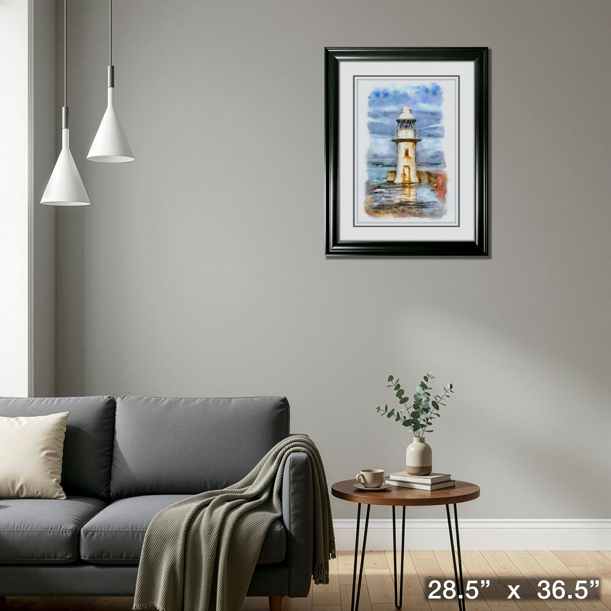 Lighthouse Framed Print – Detail – Frameworth