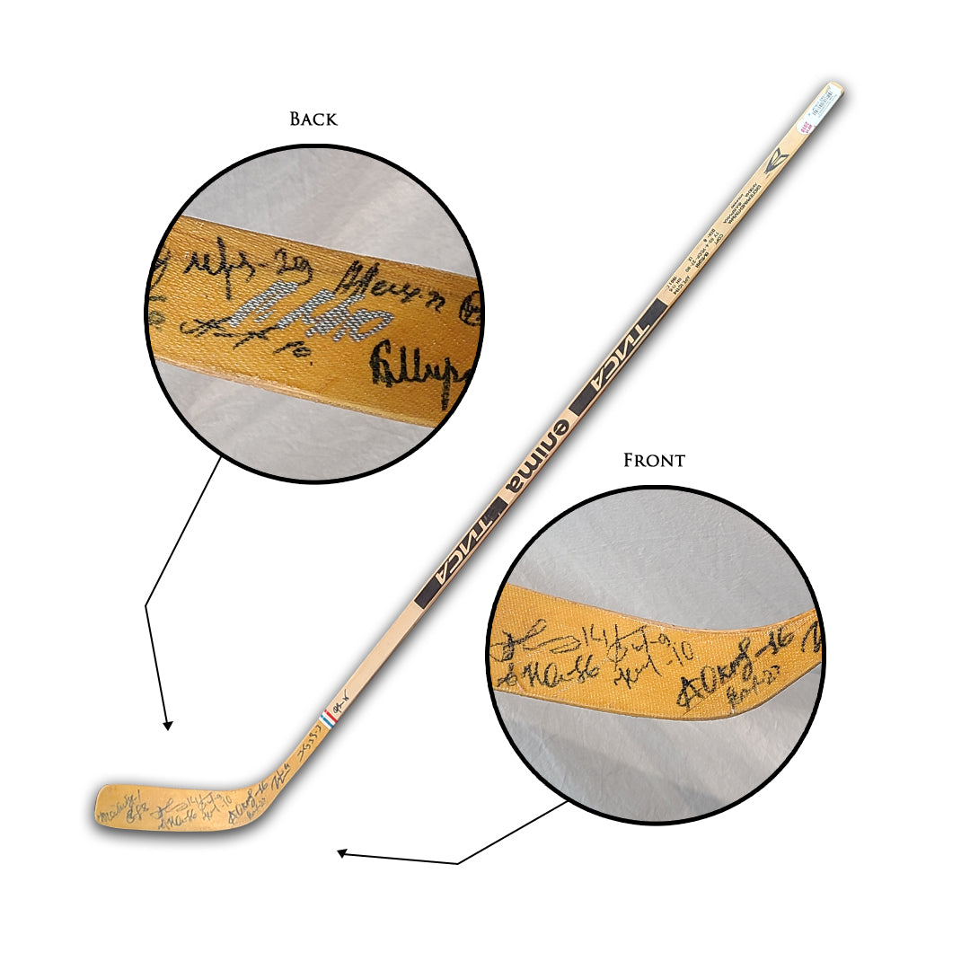 Red Army Multi-Signed Hockey Stick – Russia – Tnca Enima – Legends Autographed Collectible