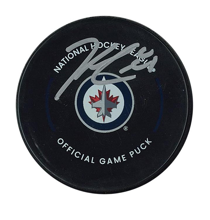 Kyle Connor Signed Official Hockey Puck Winnipeg Jets - AUCTION