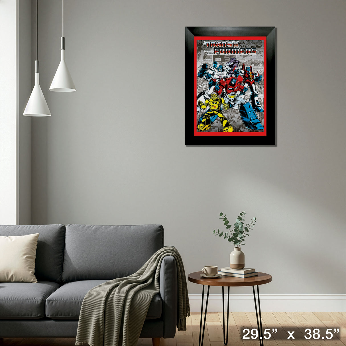 Transformers Framed Print – Detail – Frameworth
