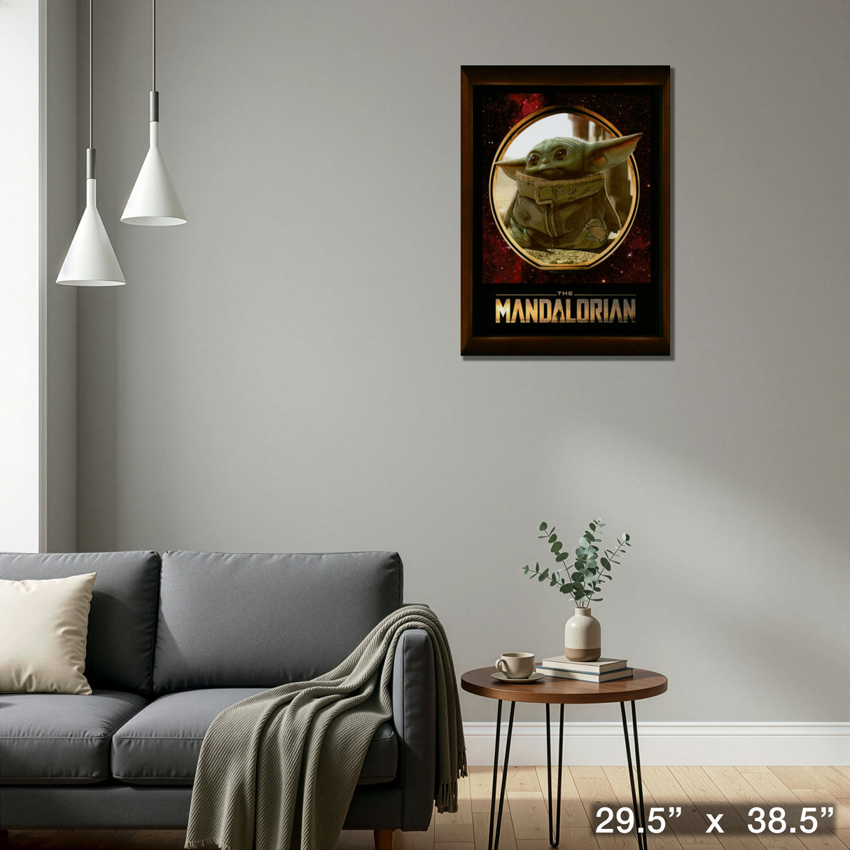 Baby Yoda Framed Print – Detail – Frameworth