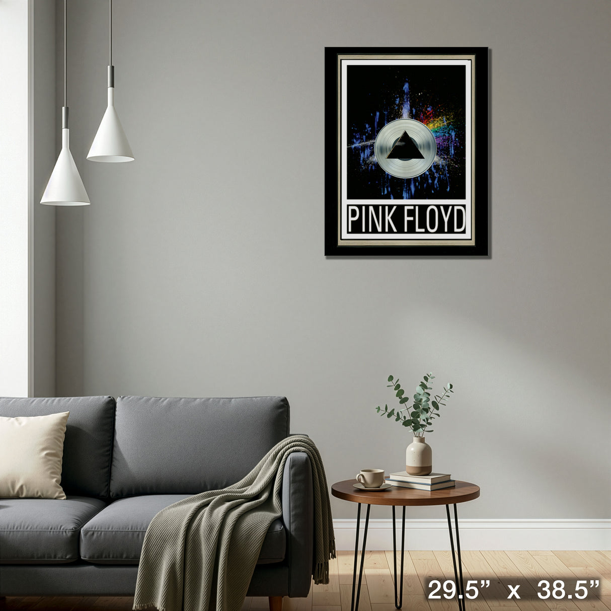 Pink Floyd Paint Splash Framed Print – Detail – Frameworth