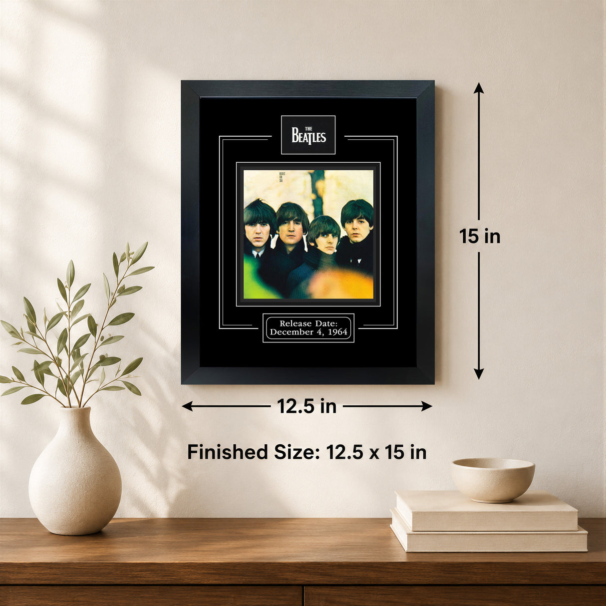 Beatles For Sale Framed Beatles Album Print - lifestyle 4