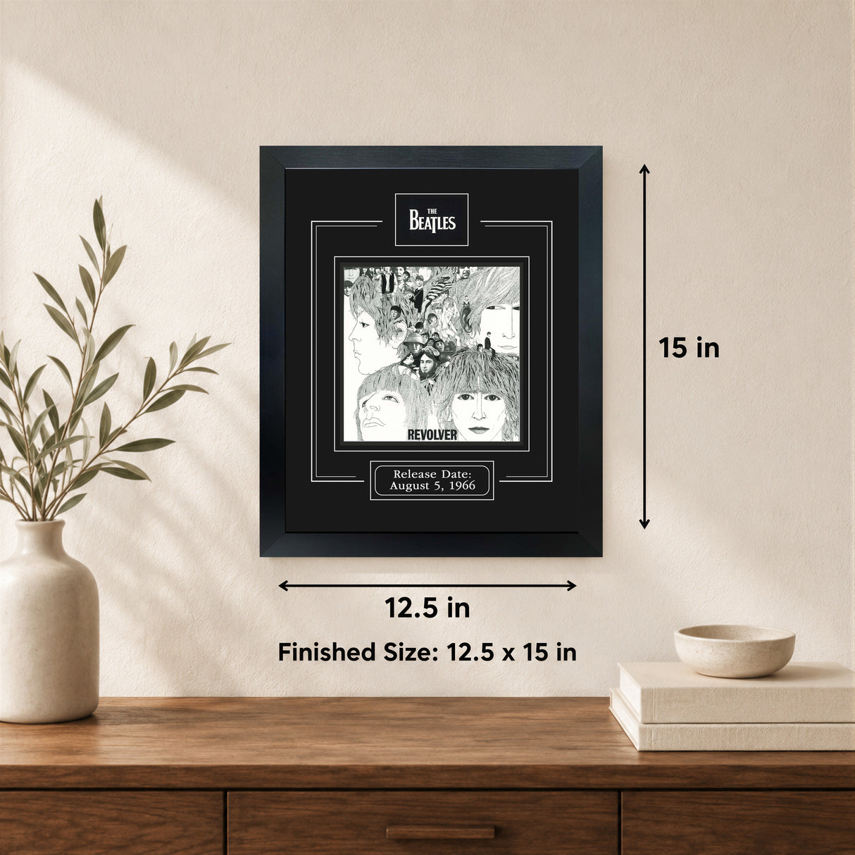 Revolver Framed Beatles Album Print - lifestyle 4