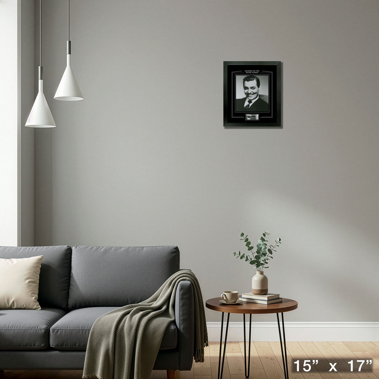 Clark Gable Framed PhotoGlass Print – Detail – Frameworth