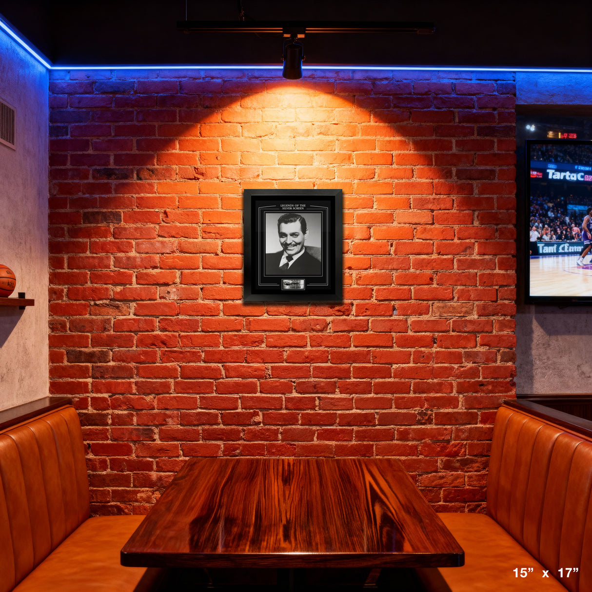 Clark Gable Framed PhotoGlass Print – View 4 – Frameworth