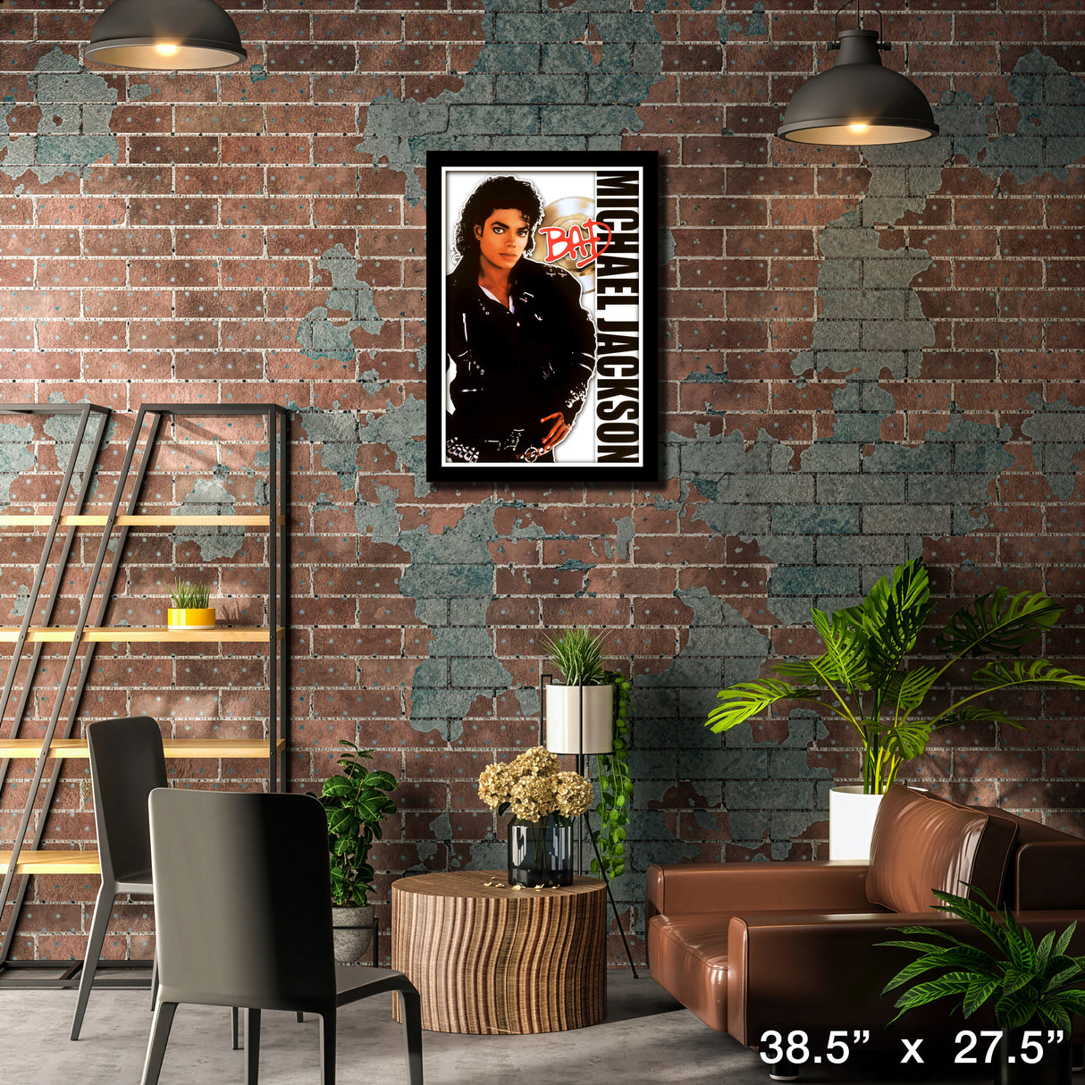 JacksonM BAD Tribute Poster Framed – Lifestyle – Frameworth