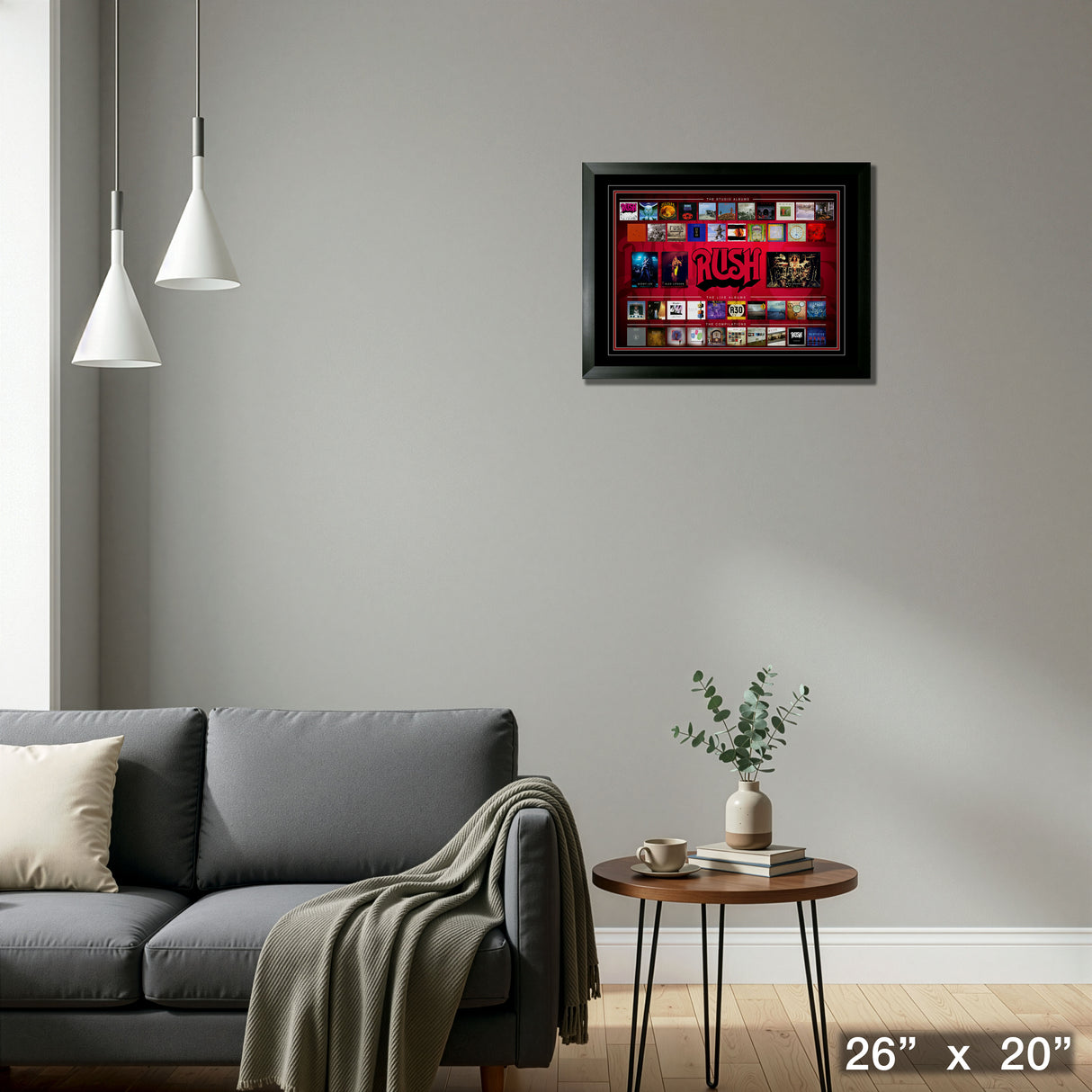 Rush Framed Album Collection Collage – Detail – Frameworth