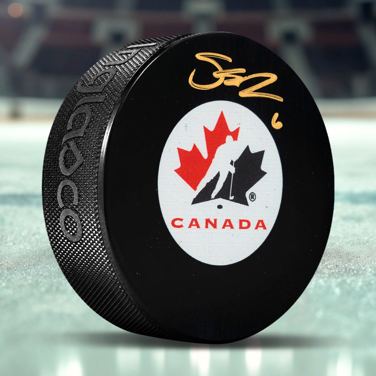 Shea Weber Signed Team Canada Puck - AUCTION