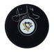 Jaromir Jagr Signed Pittsburgh Penguins Puck - Frameworth Sports Canada 