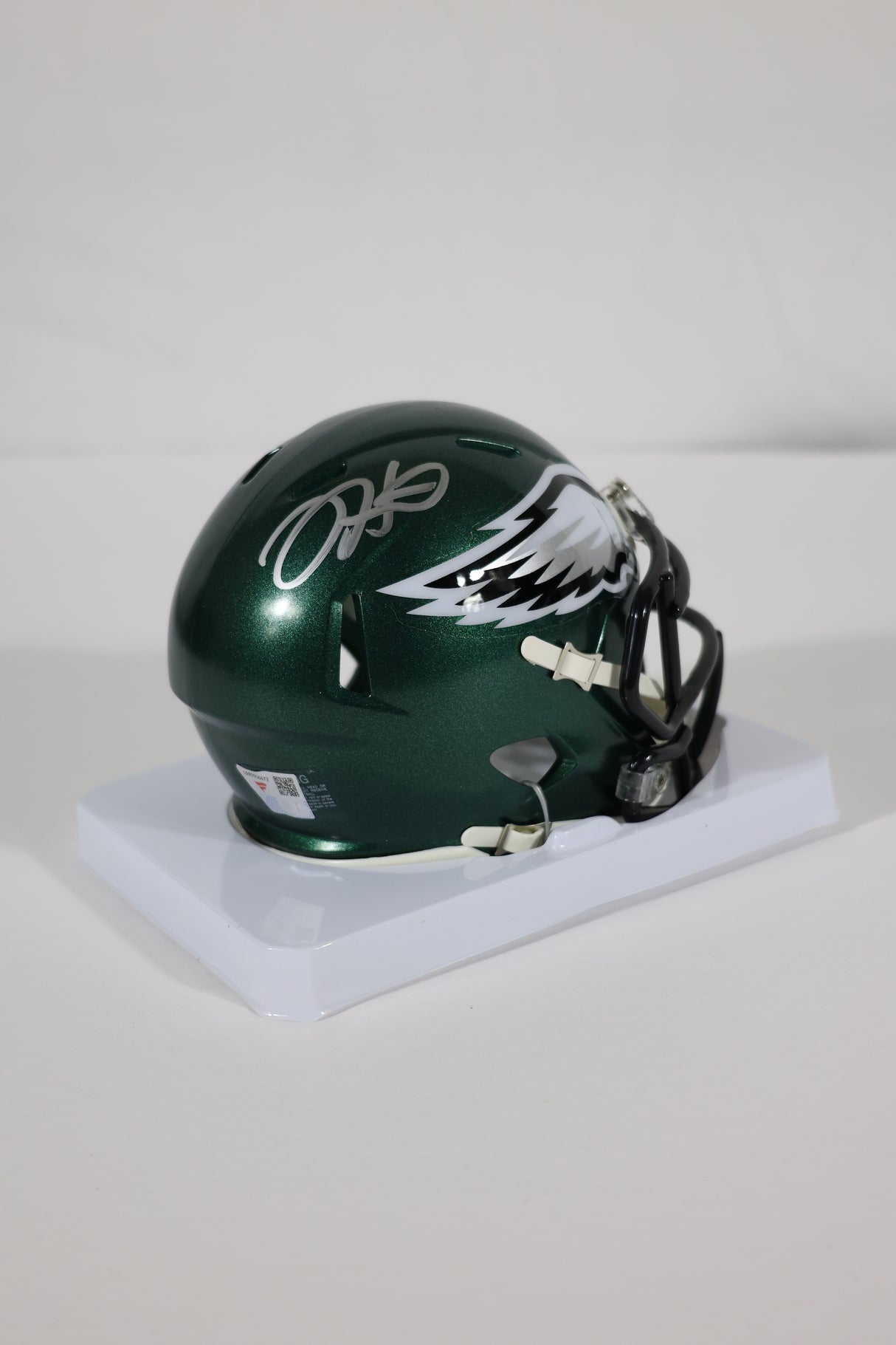 Jalen Hurts Signed Philadelphia Eagles Speed Mini Helmet - AUCTION
