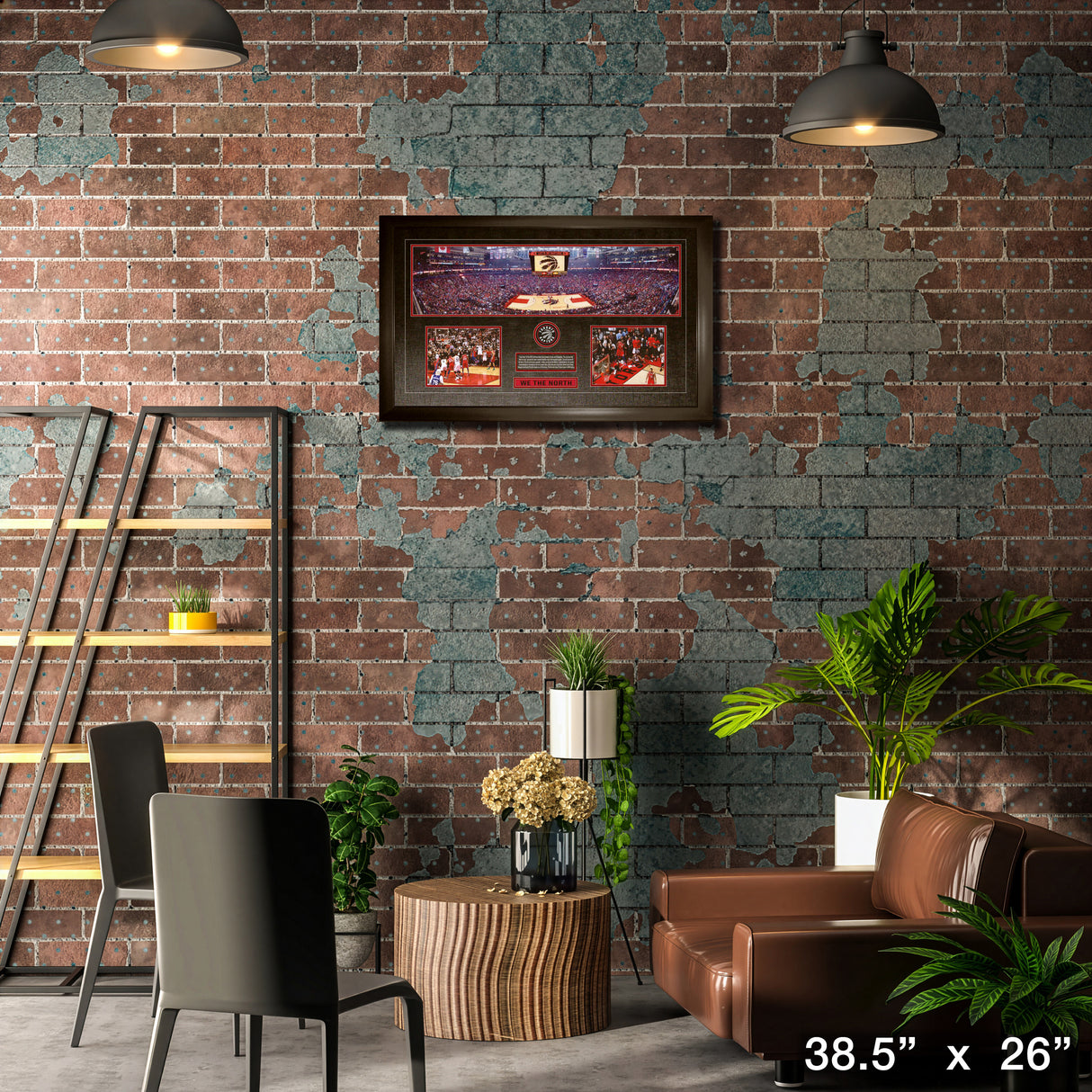 Toronto Raptors Framed Scotiabank Arena Panorama with "The Shot" Collage – Lifestyle – Frameworth