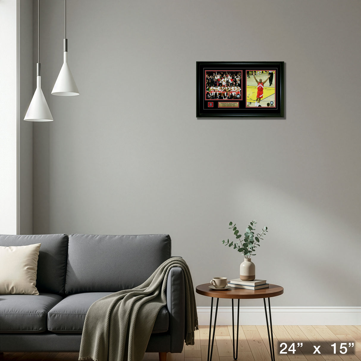 Toronto Raptors Framed Double 8x10 2019 World Champion Photos – Detail – Frameworth