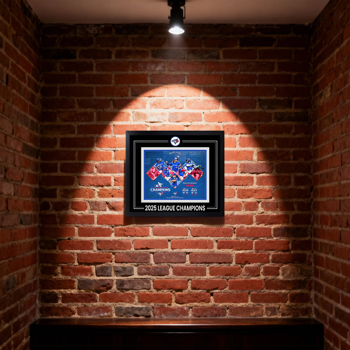 Toronto Blue Jays 8x10 Framed with Pin 2025 American League Champions Collage