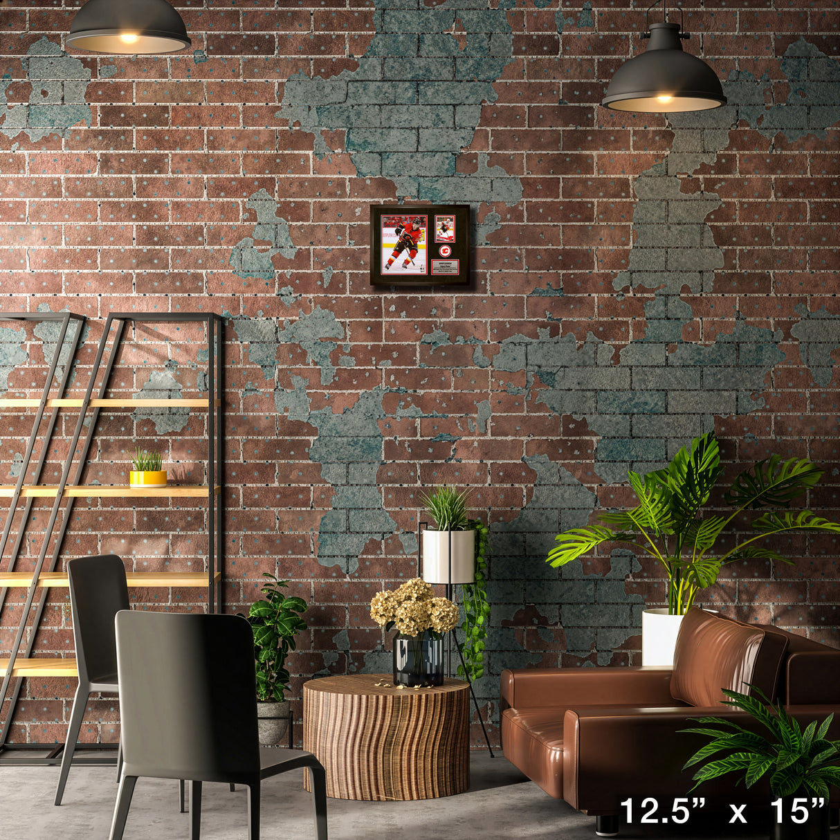 Johnny Gaudreau PhotoCard Frame Flames 15x 13 Black – Lifestyle – Frameworth