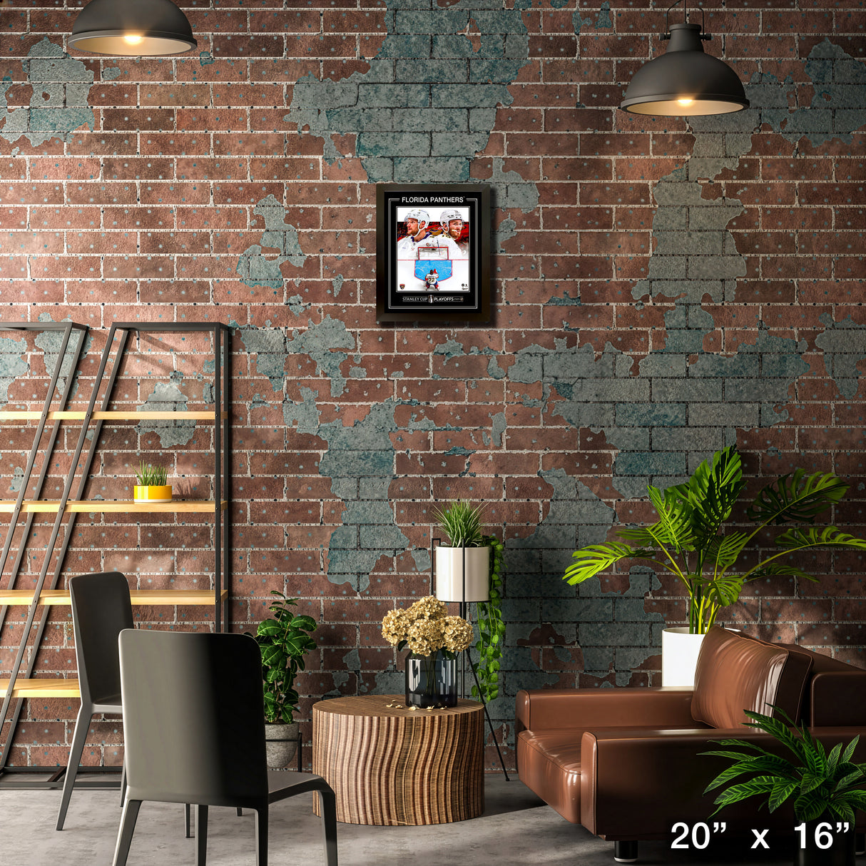 Florida Panthers Framed 16x20 PhotoGlass 2025 Stanley Cup Playoffs – Lifestyle – Frameworth