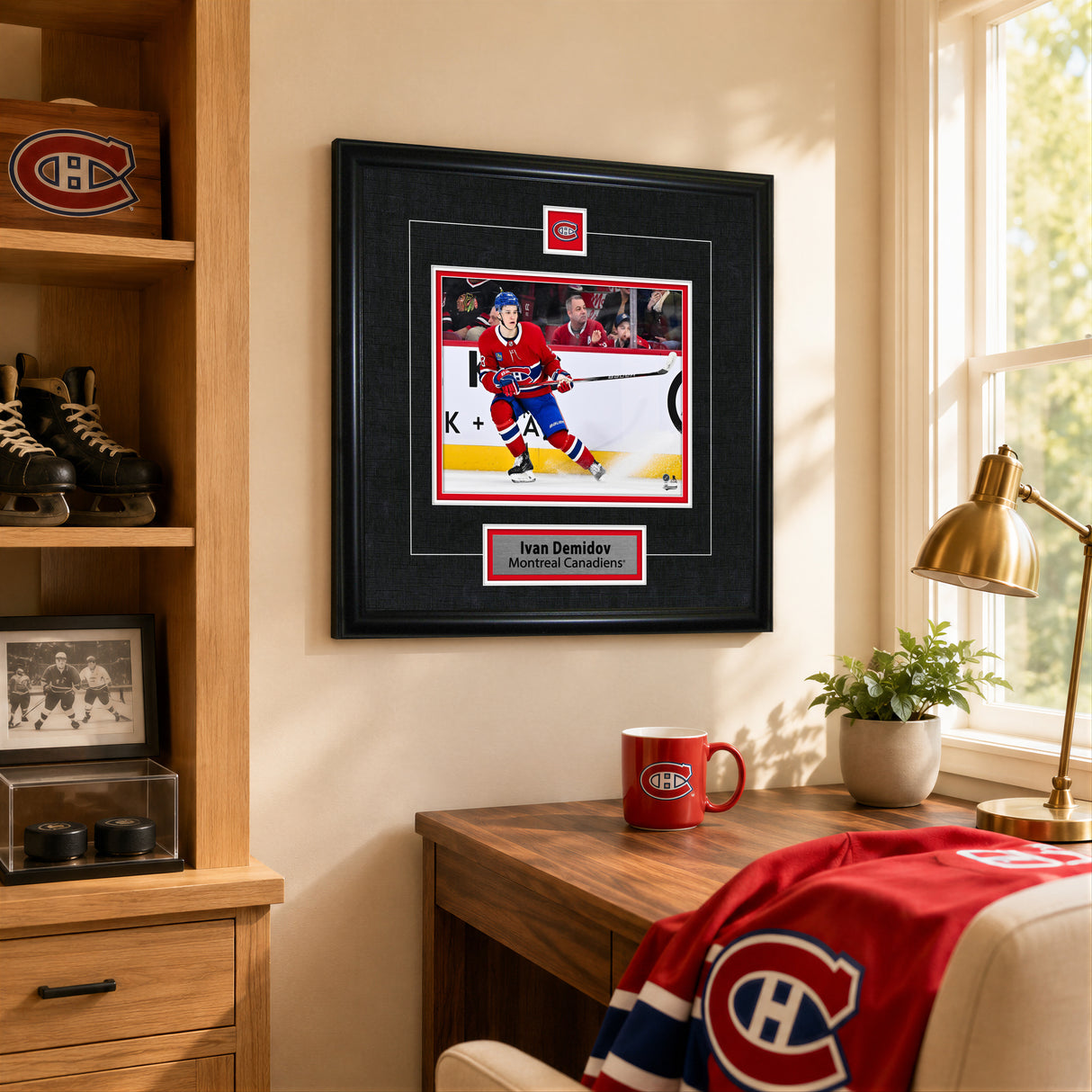 Ivan Demidov Framed Pin & Plate Montreal Canadiens - lifestyle 2