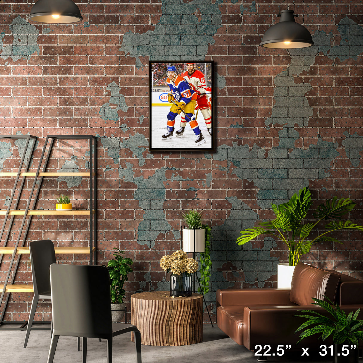 Connor McDavid Framed 20x29 Canvas Oilers 2023 Heritage Classic-V – Lifestyle – Frameworth