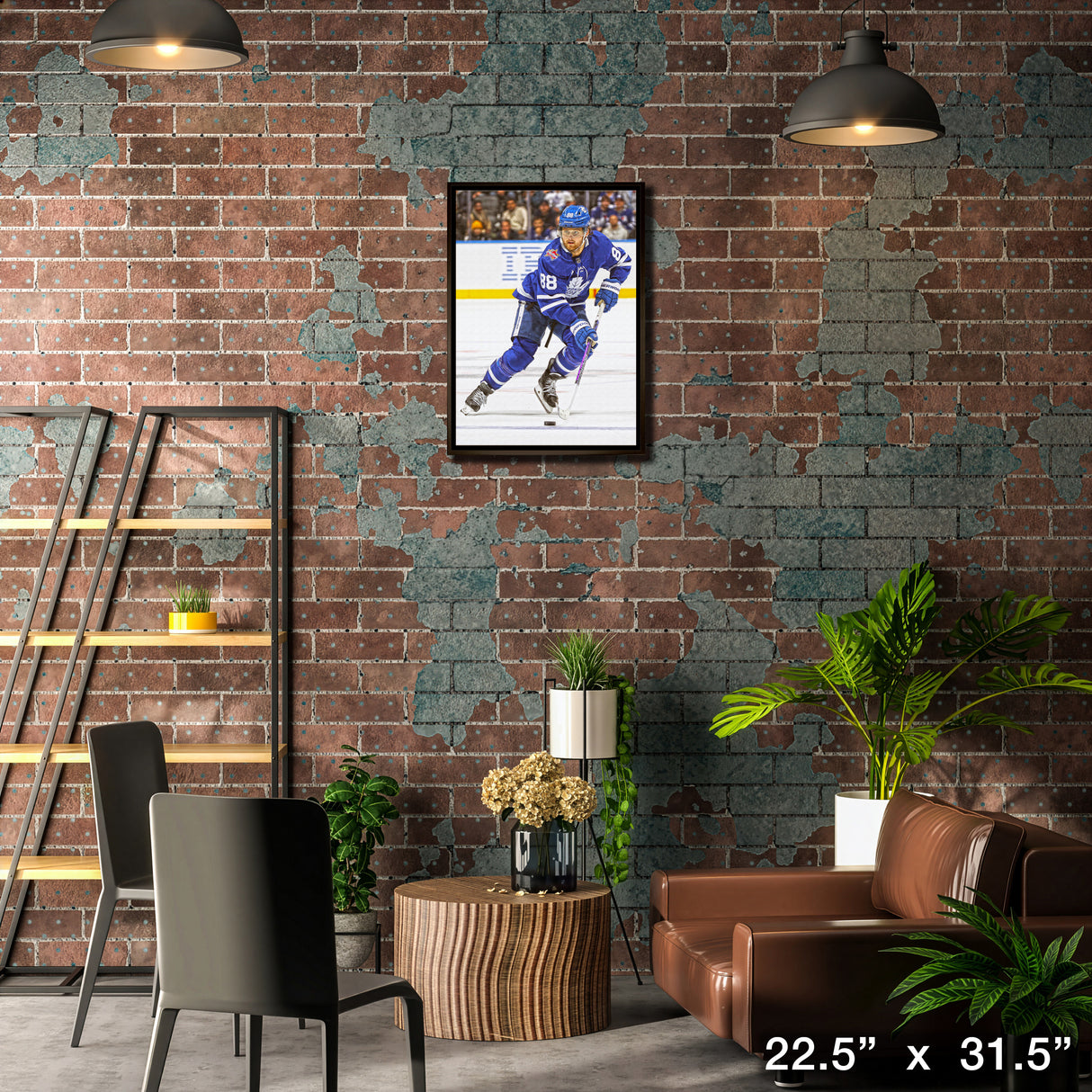 William Nylander Framed 20x29 Canvas Maple Leafs Action-V – Lifestyle – Frameworth