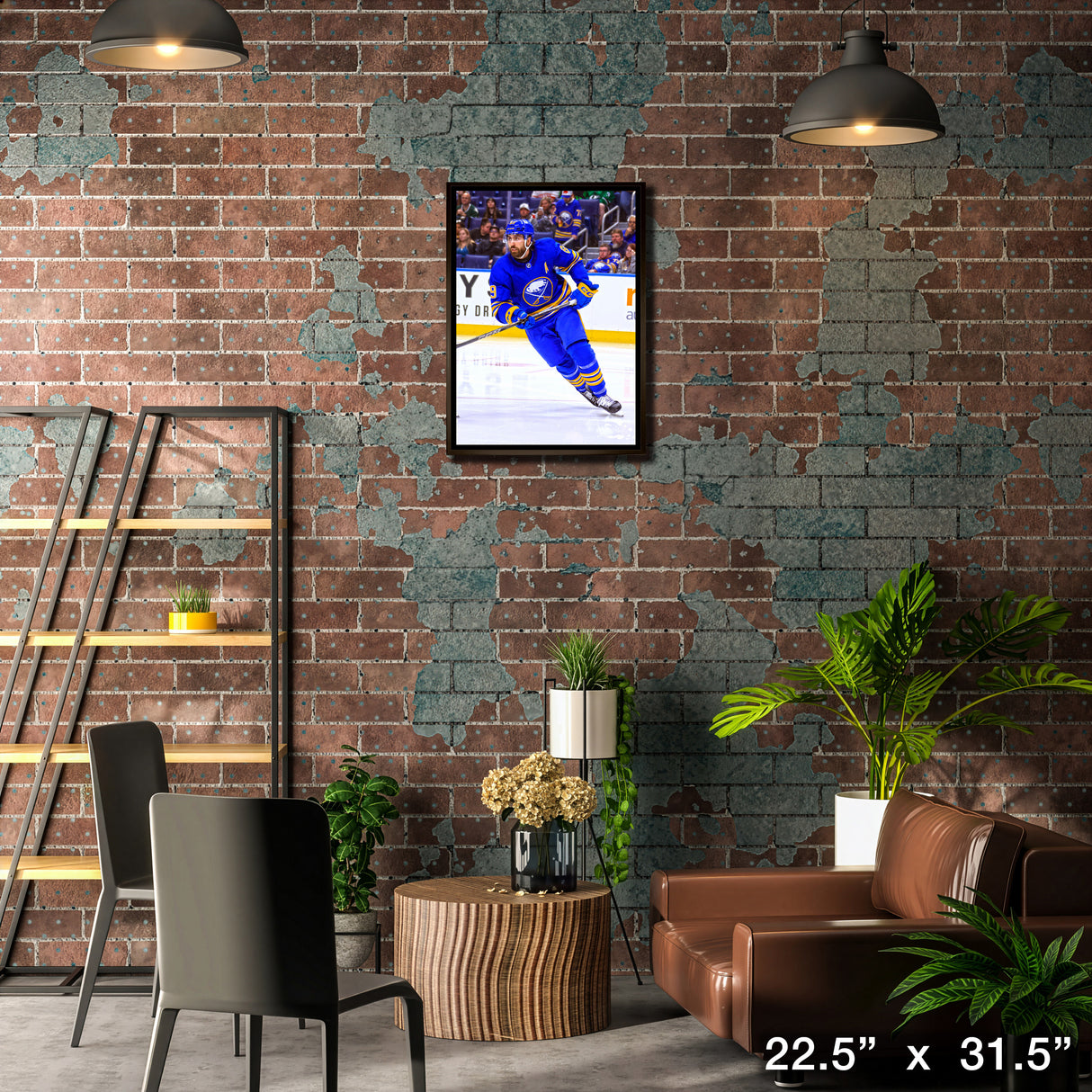 Alex Tuch 20x29 Framed Canvas Buffalo Sabres – Lifestyle – Frameworth
