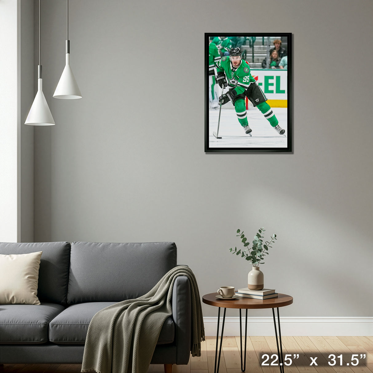Matt Duchene 20x29 Framed Canvas Dallas Stars – Detail – Frameworth
