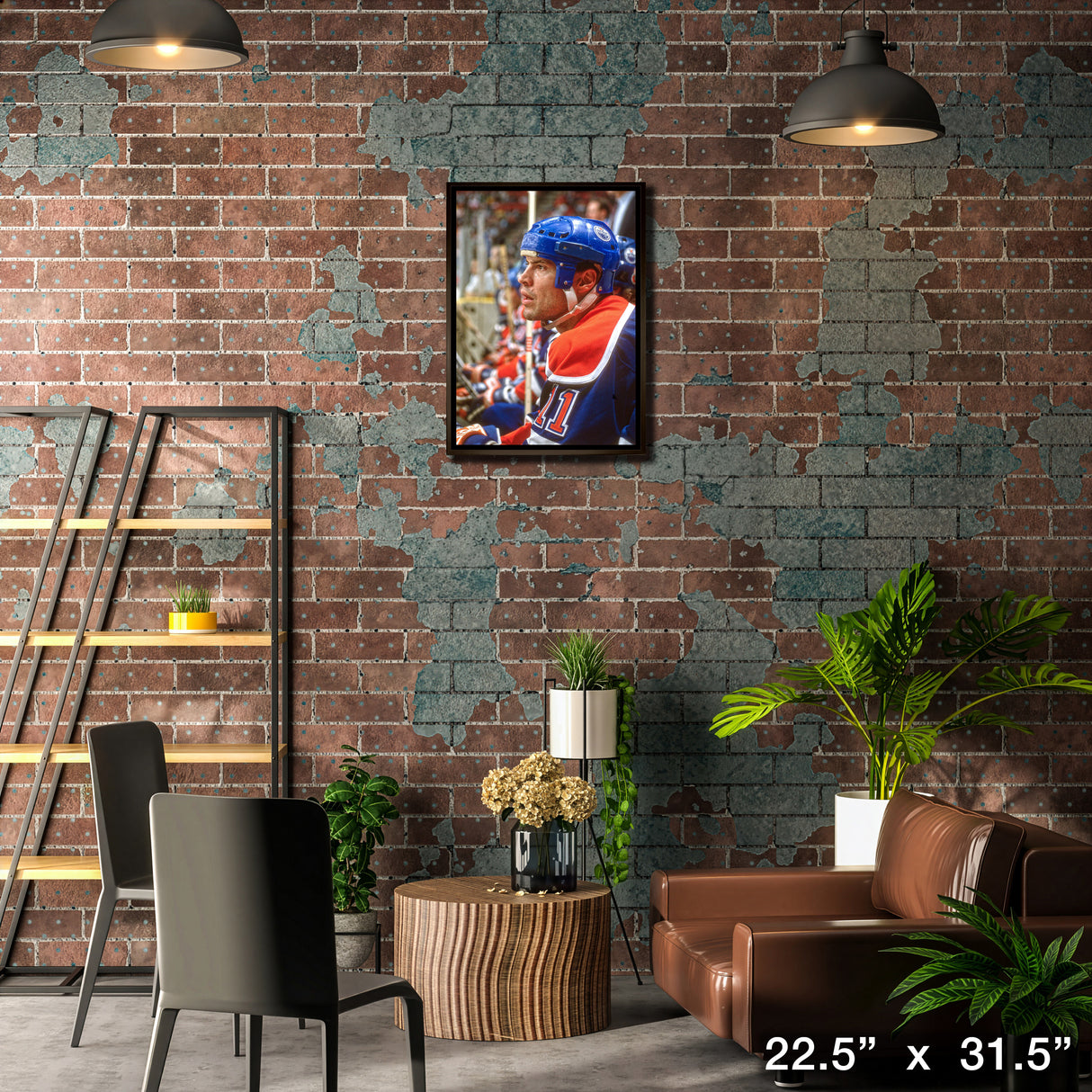 Mark Messier 20x29 Framed Canvas Edmonton Oilers – Lifestyle – Frameworth