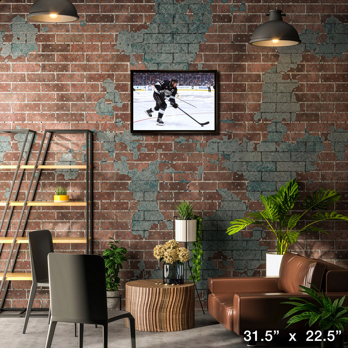 Anze Kopitar 20x29 Framed Canvas Los Angeles Kings – Lifestyle – Frameworth