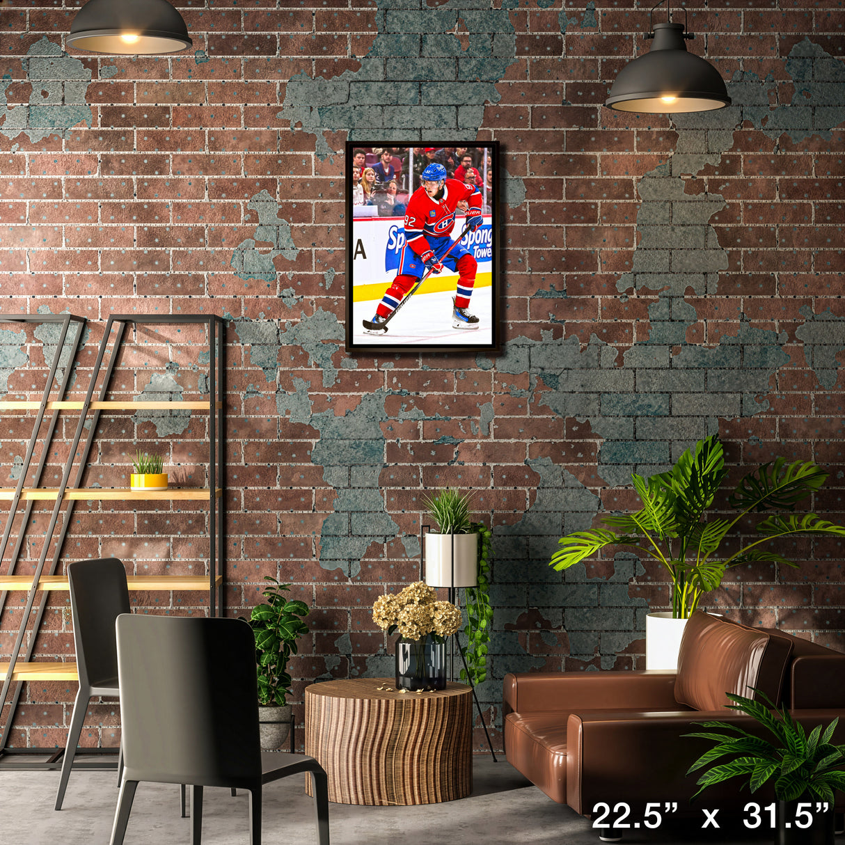 Patrik Laine 20x29 Framed Canvas Montreal Canadiens – Lifestyle – Frameworth