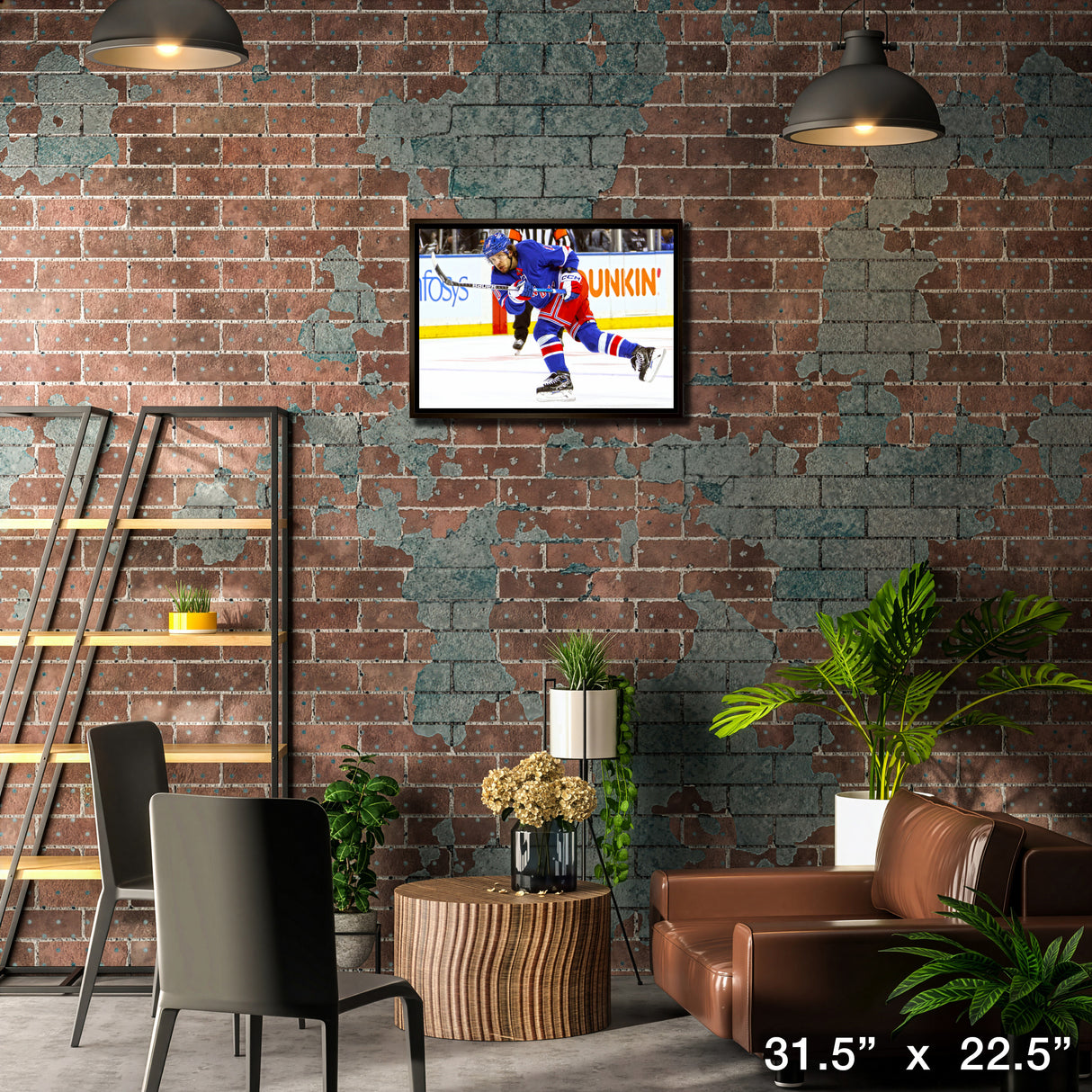 Artemi Panarin 20x29 Framed Canvas New York Rangers – Lifestyle – Frameworth